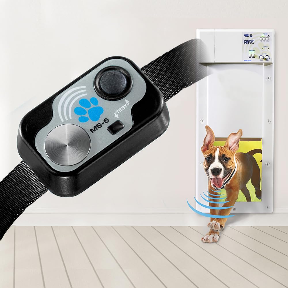 MS-5 Black Designer Series Automatic Pet Door Collar