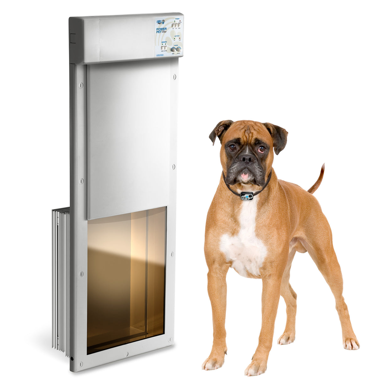 Model PX-2 LARGE STANDARD POWER PET ® WALL MOUNTED PET DOOR for All Pets up to 100 lbs.