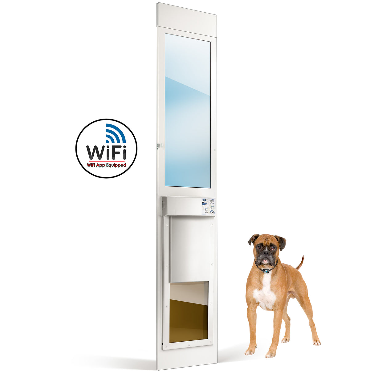 Large WiFi Controlled Power Pet Patio Door, Tall