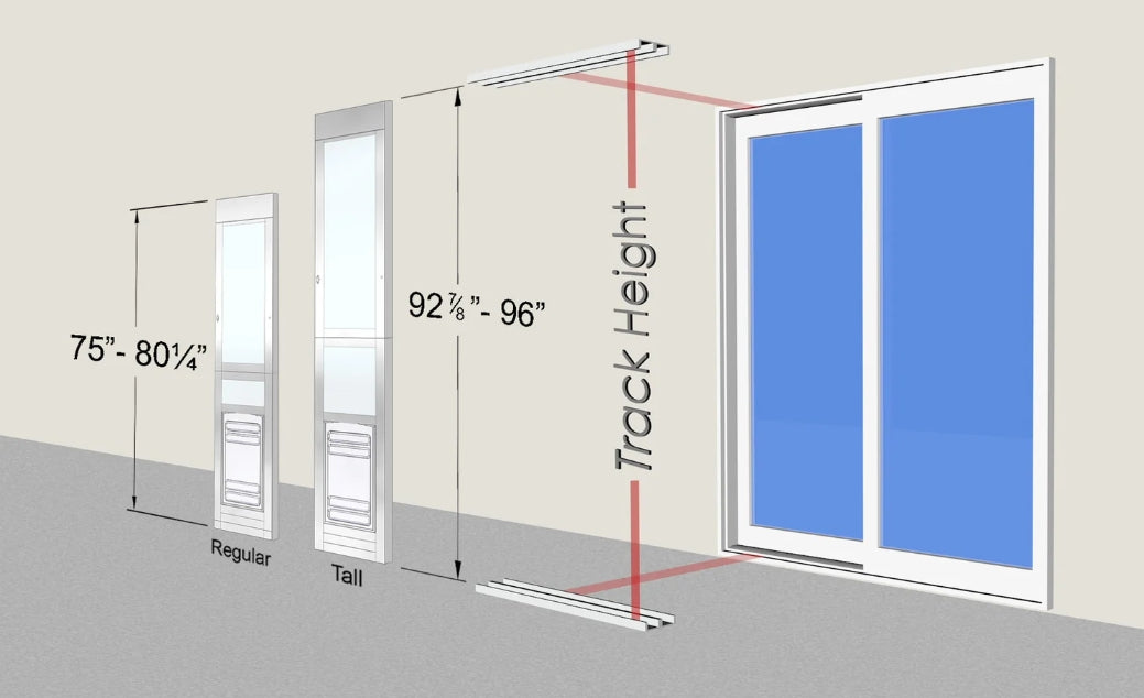 Armor Flex Patio Pet Door, Large, Regular Height