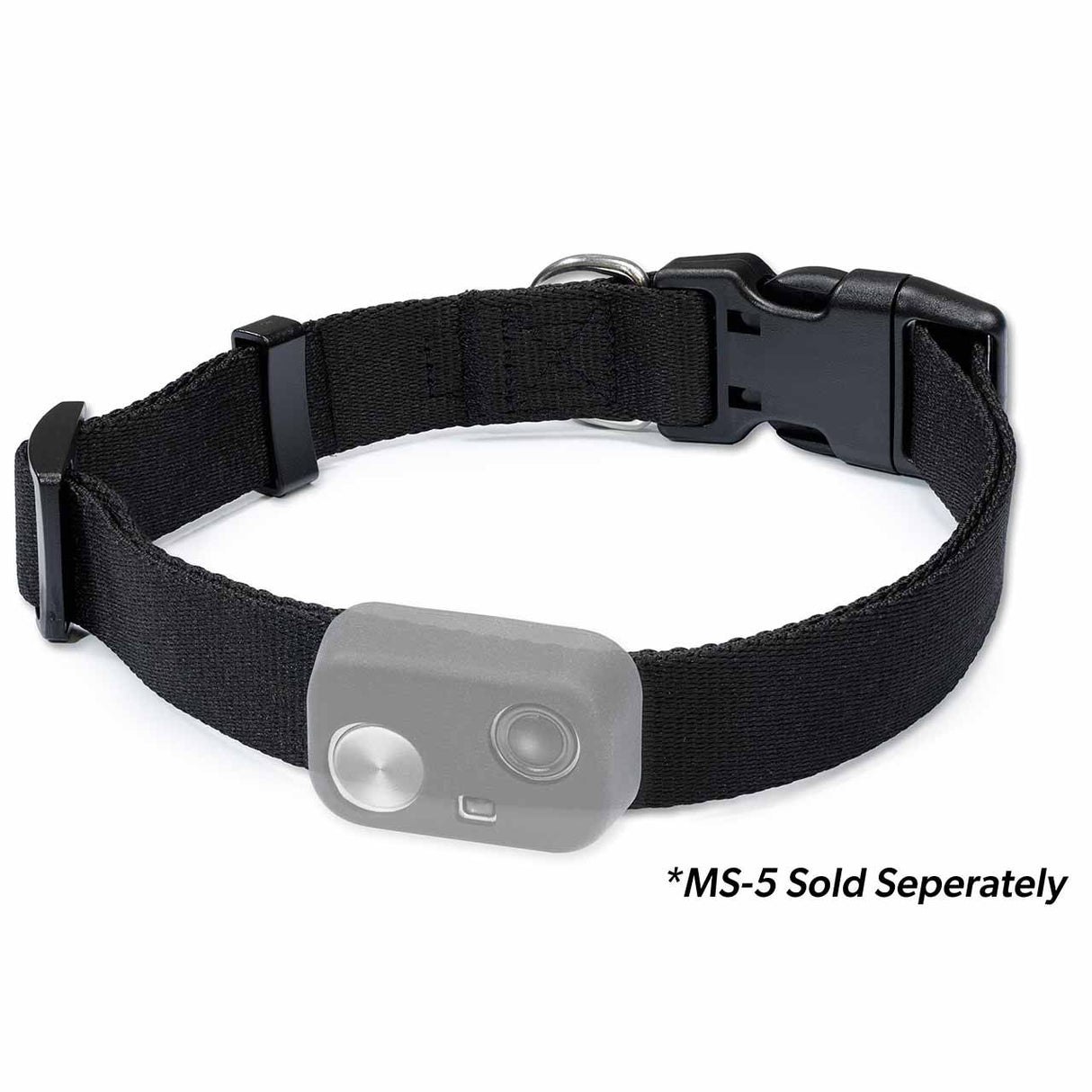 MS-5 UPGRADE KIT: 'SOLID BLACK' DELUXE COLLAR + MS-5 Boot - Extra Large