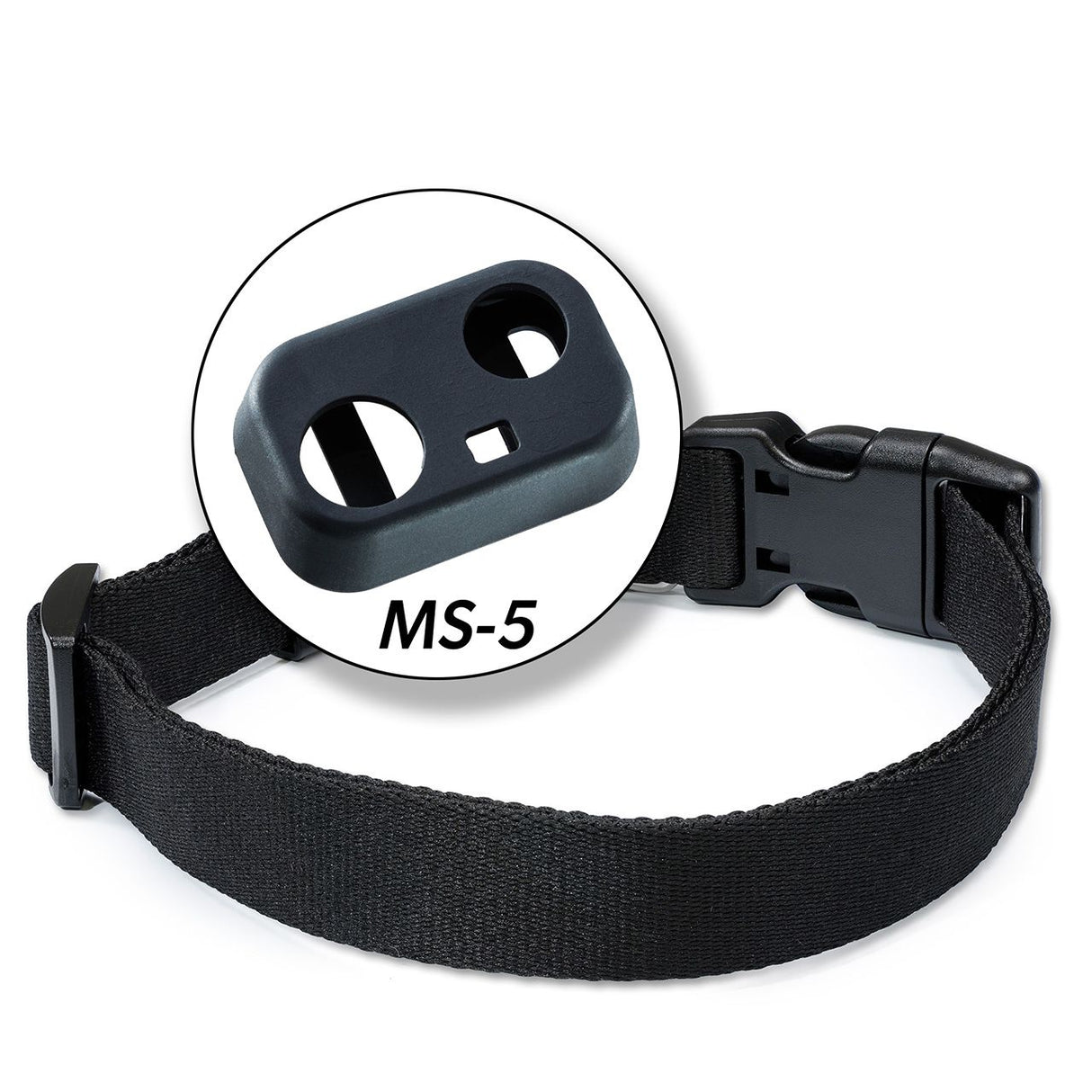 MS-5 UPGRADE KIT: 'SOLID BLACK' DELUXE COLLAR + MS-5 Boot - Extra Large