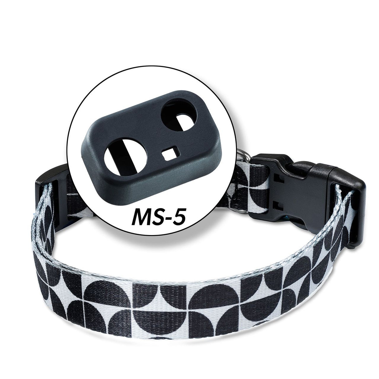 MS-5 UPGRADE KIT: 'MODERN' PATTERN DELUXE COLLAR + MS-5 Boot - Extra Large