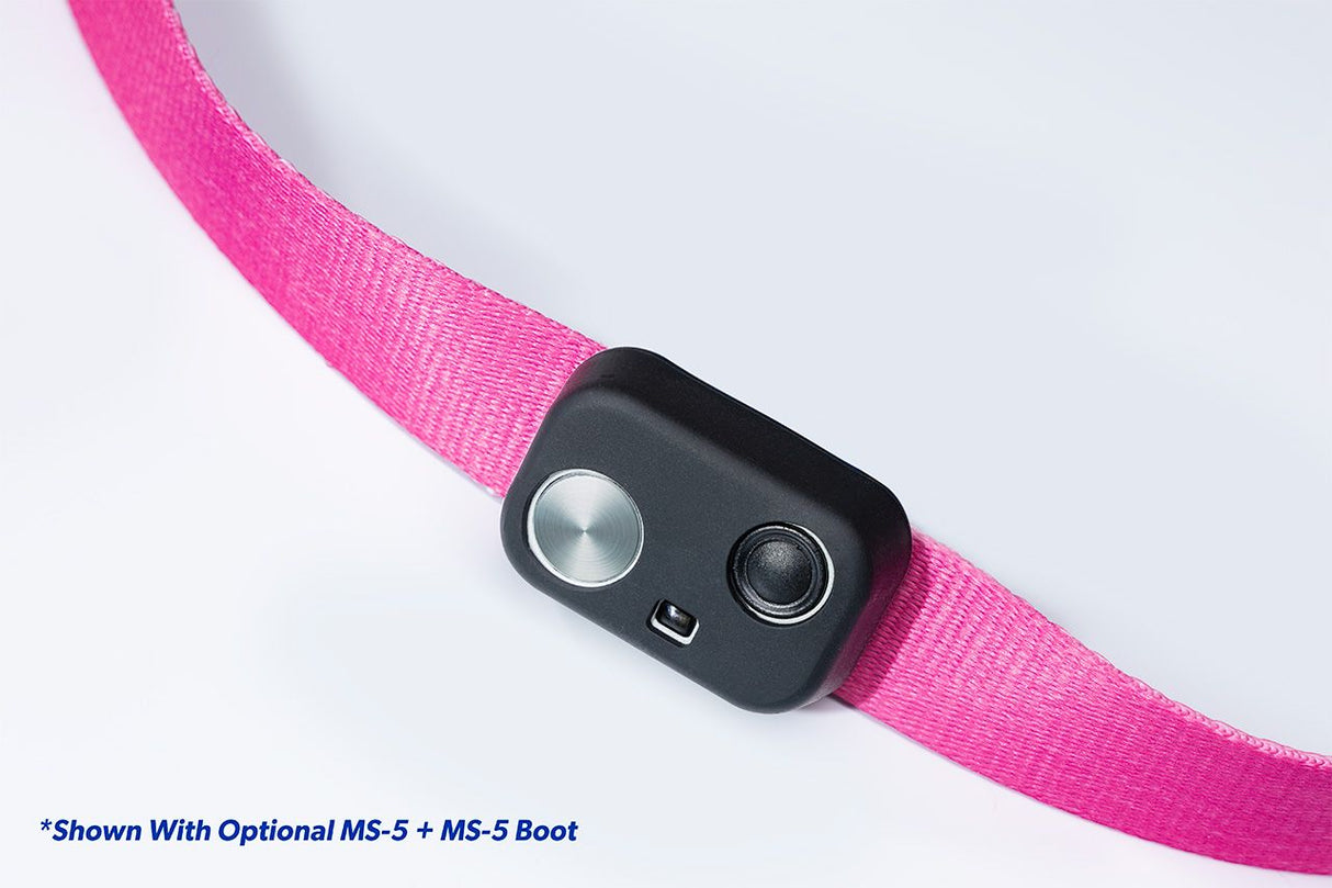 MS-5 UPGRADE KIT: 'SOLID PINK' DELUXE COLLAR + MS-5 Boot
