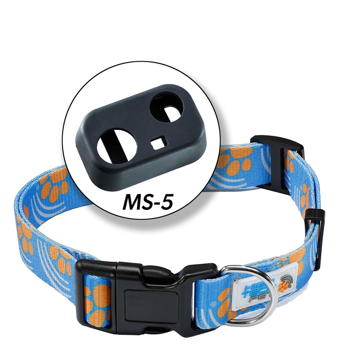 MS-5 UPGRADE KIT: 'PAWS' DELUXE COLLAR + MS-5 Boot - Medium