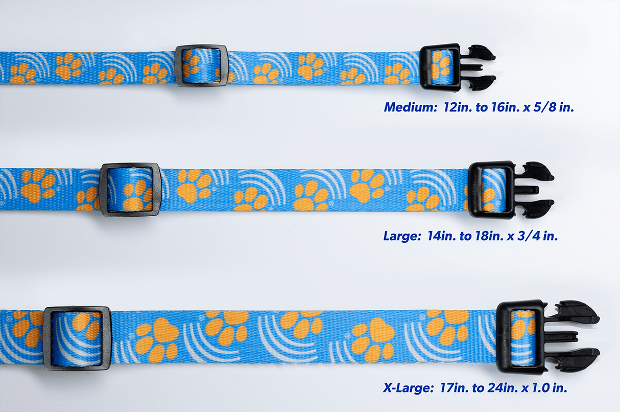 MS-5 UPGRADE KIT: 'PAWS' DELUXE COLLAR + MS-5 Boot - Medium