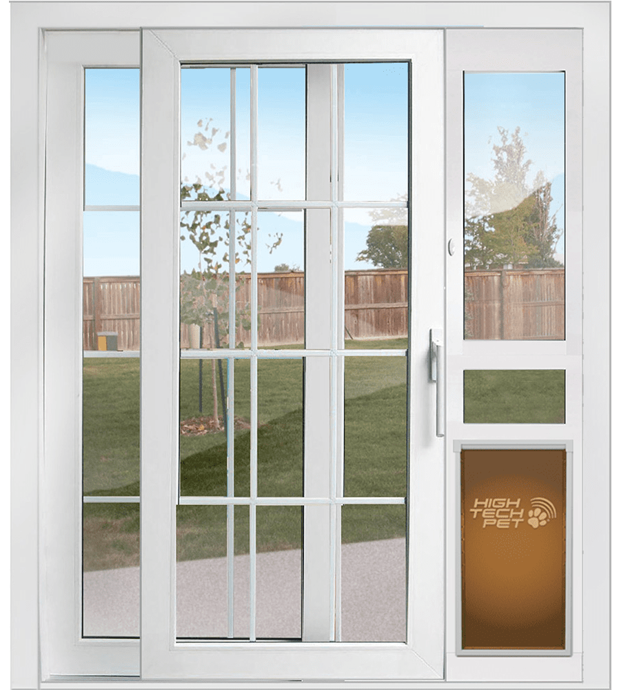 DURAFLEX PATIO PET DOOR MEDIUM, REGULAR HEIGHT