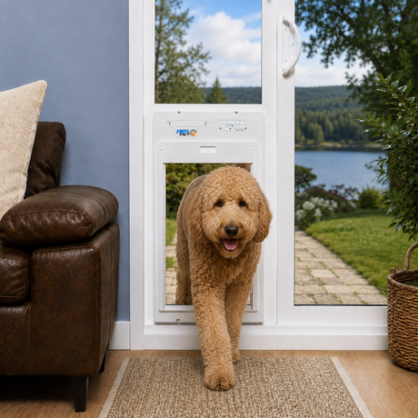 Maintaining Your Patio Door with a Dog Door Installed