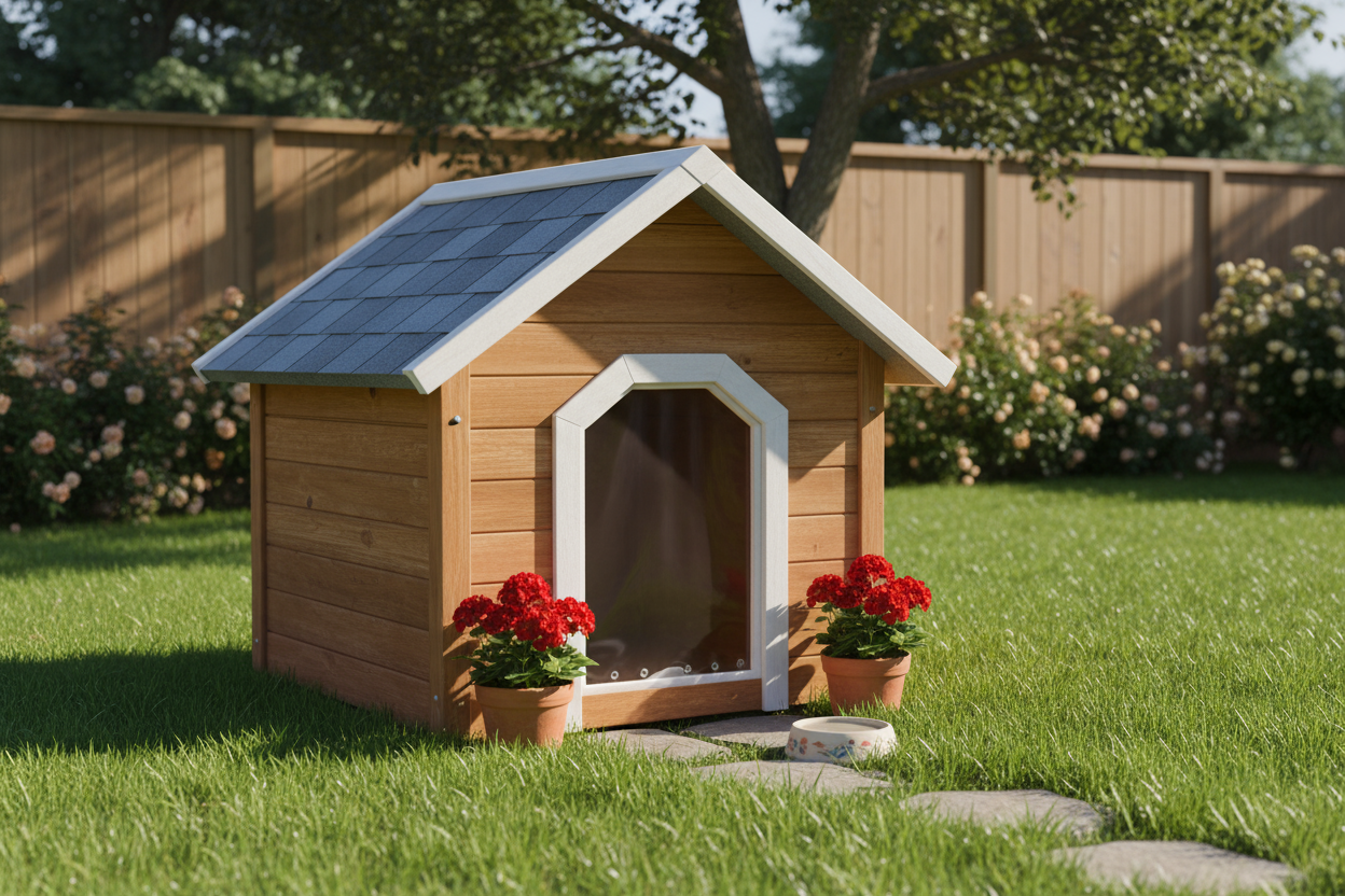 7 Benefits of a Dog House with a Door