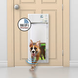NEW! WiFi Controlled Power Pet Door Pet Operated, Smart Phone Controlled Medium, 8" X 10" Opening for Pets up to 30 lbs.