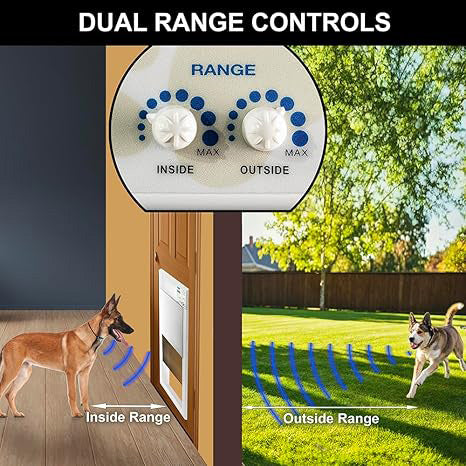 Power Pet Smart Automatic Dog Door - Large, Door Installation