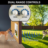 Power Pet Smart Automatic Dog Door - Medium, Wall Installation Bundle