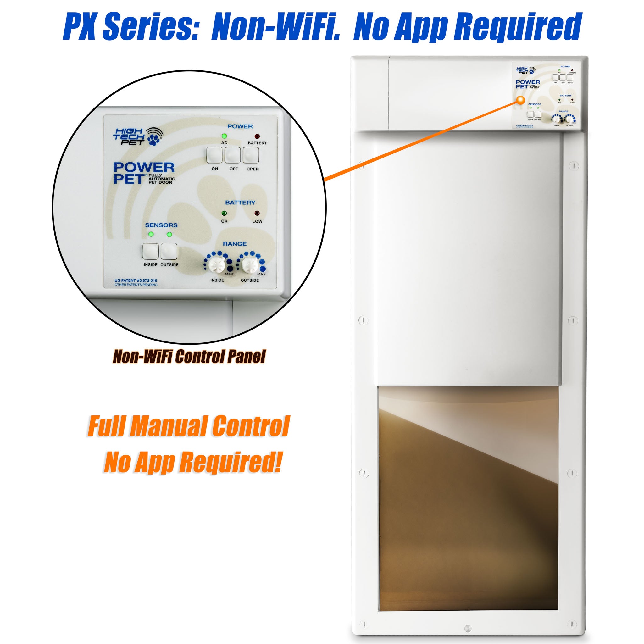 PX2-STE LARGE POWER PET PATIO DOOR, TALL – High Tech Pet