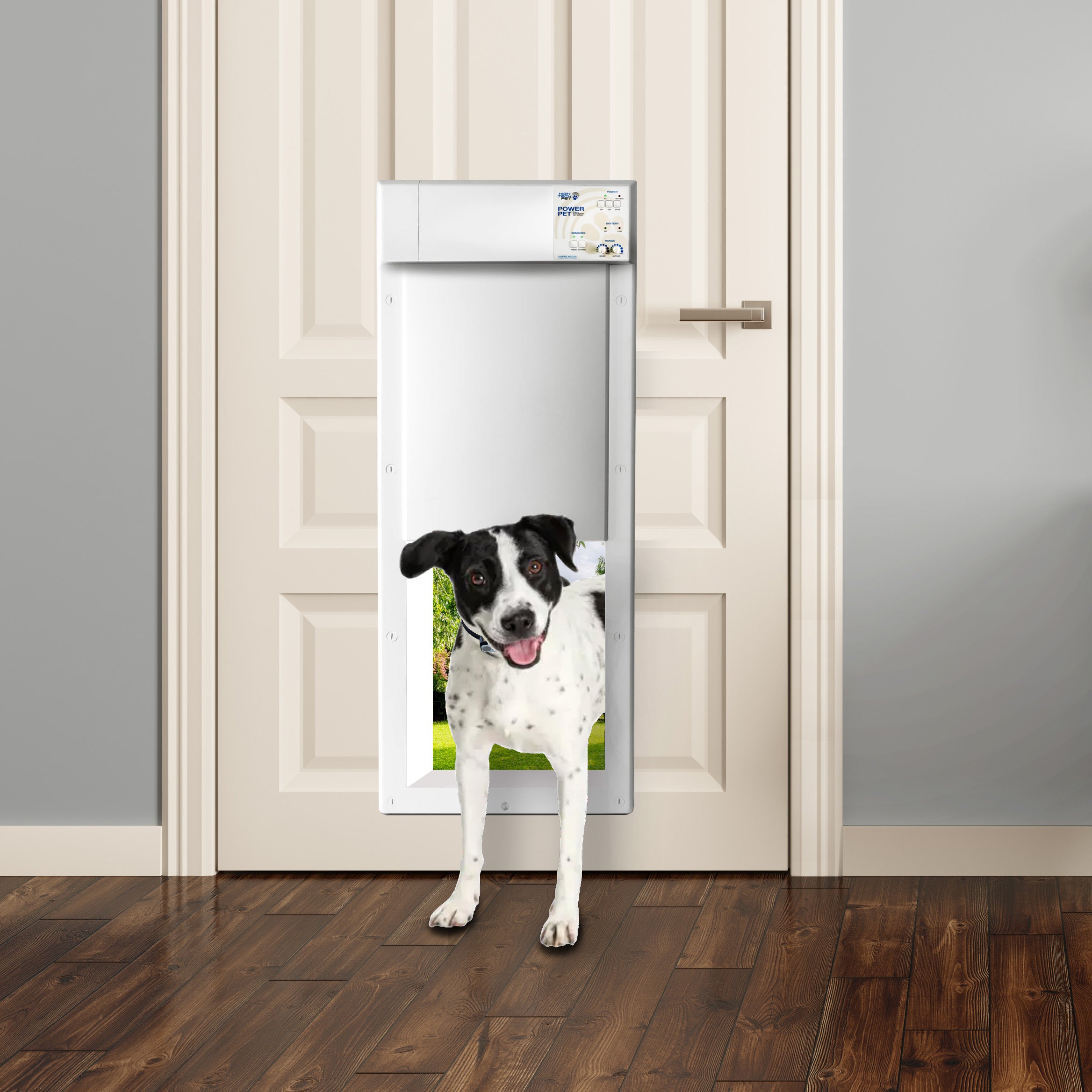 Model PX-2 LARGE POWER PET DOOR for All Pets up to 100 lbs. – High
