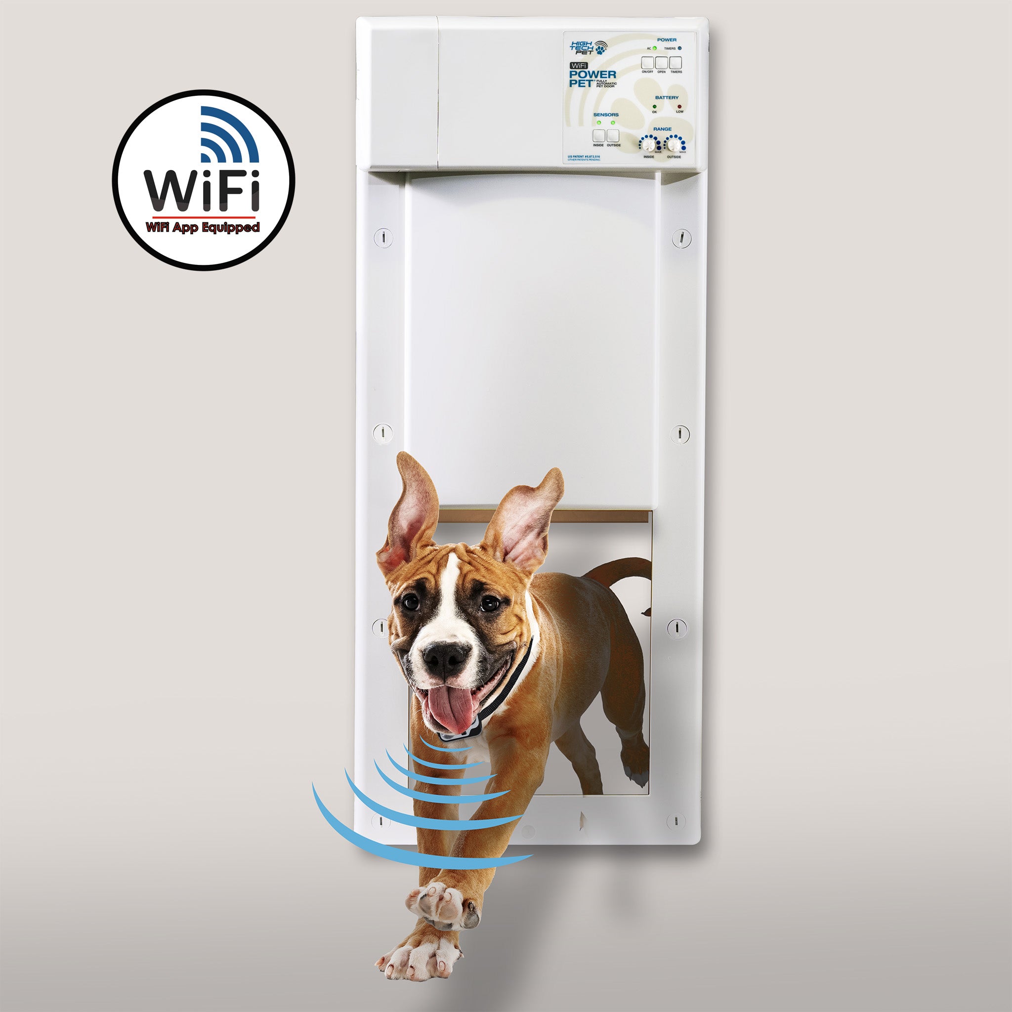 PX-1-WF-W MEDIUM WiFI CONTROLLED WALL MOUNT POWER PET DOOR – High