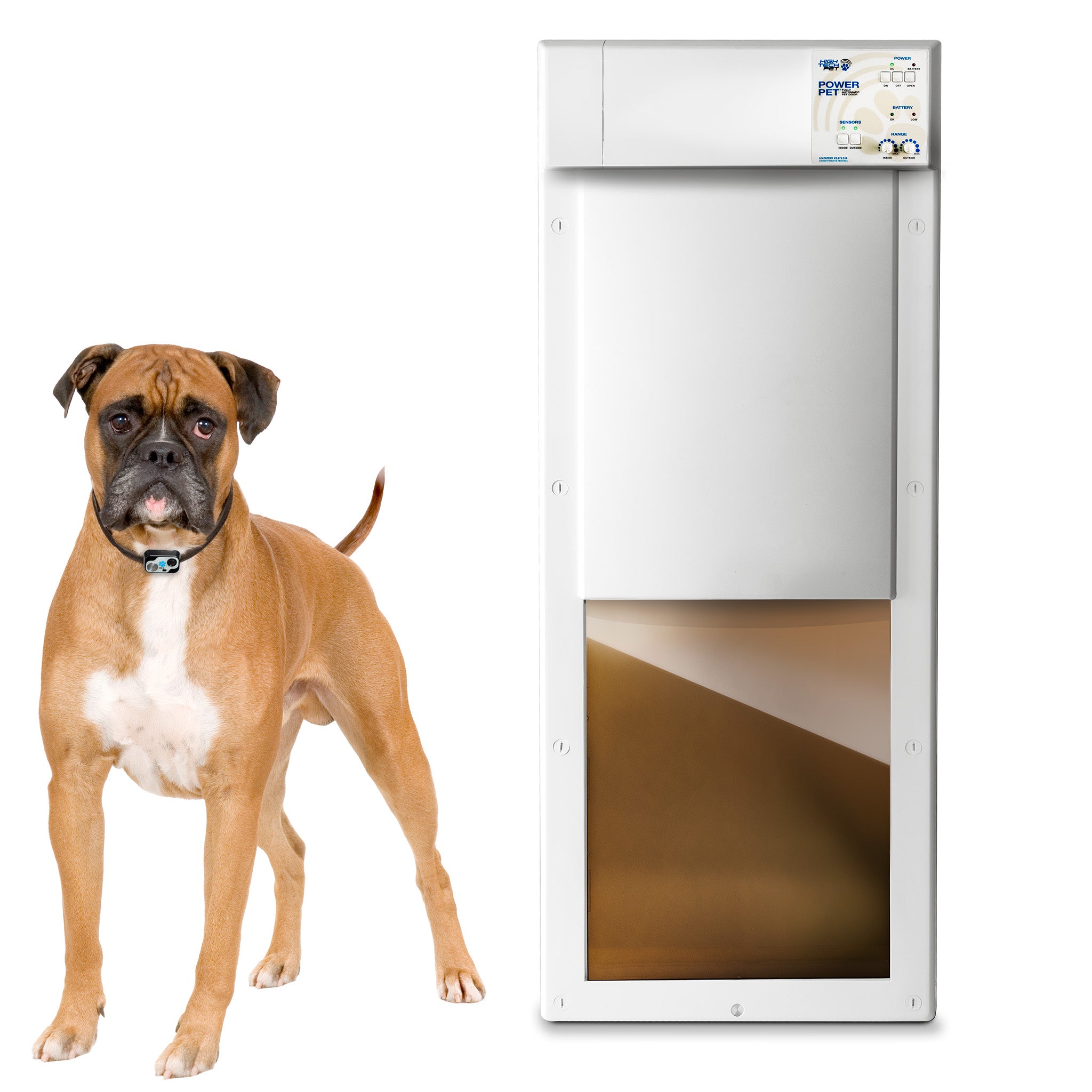 Model PX-2 LARGE POWER PET DOOR for All Pets up to 100 – High