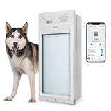 Large WiFi Controlled Power Pet Roll Up Door - Wall Mount