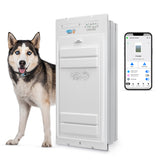 Large WiFi Controlled Power Pet Roll Up Door - Wall Mount