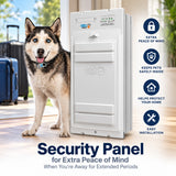 Power Pet Roll Up Smart Automatic Dog Door - XL, Door Installation