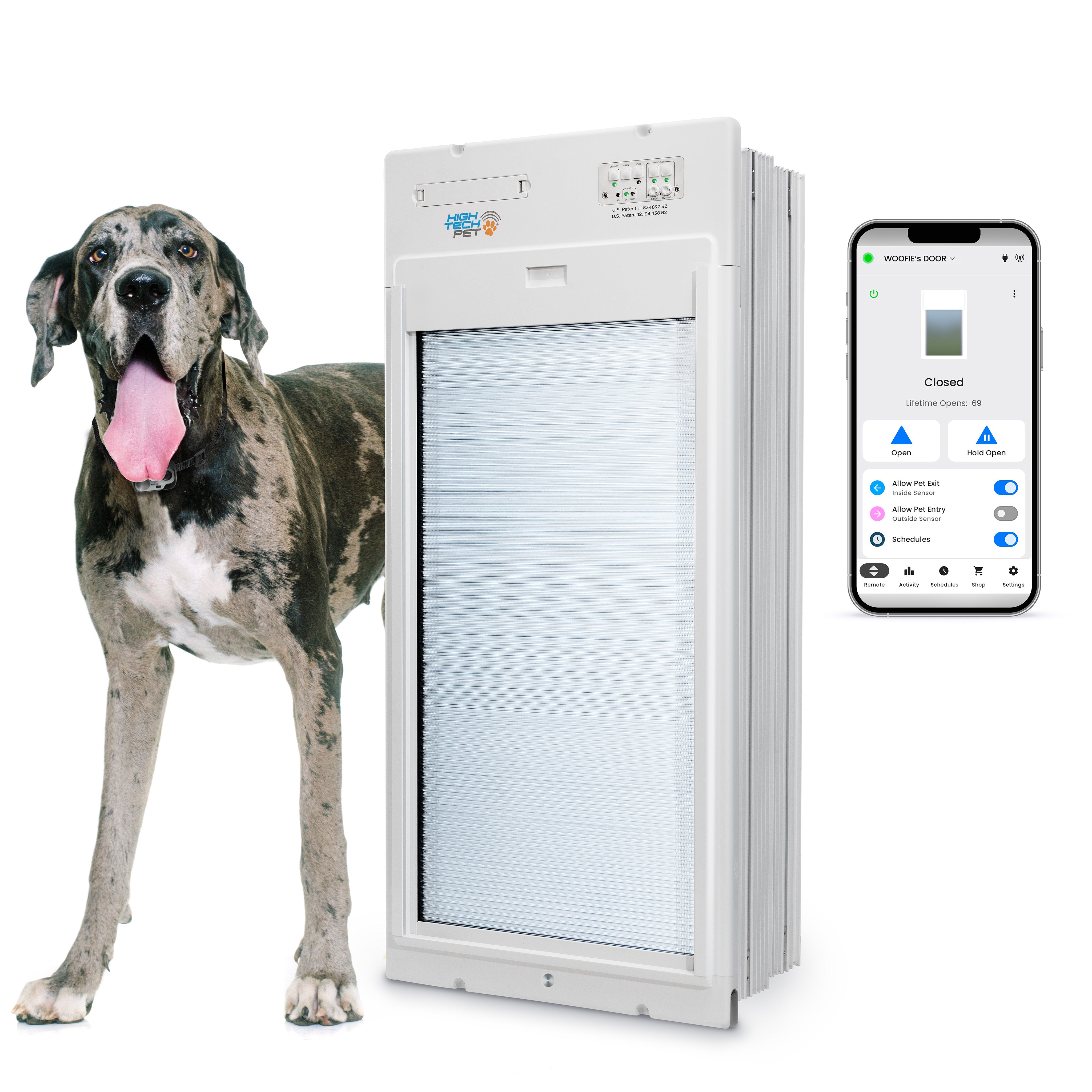 PXR-XLW EXTRA LARGE WALL MOUNT POWER PET ROLL UP WiFi ENABLED PET