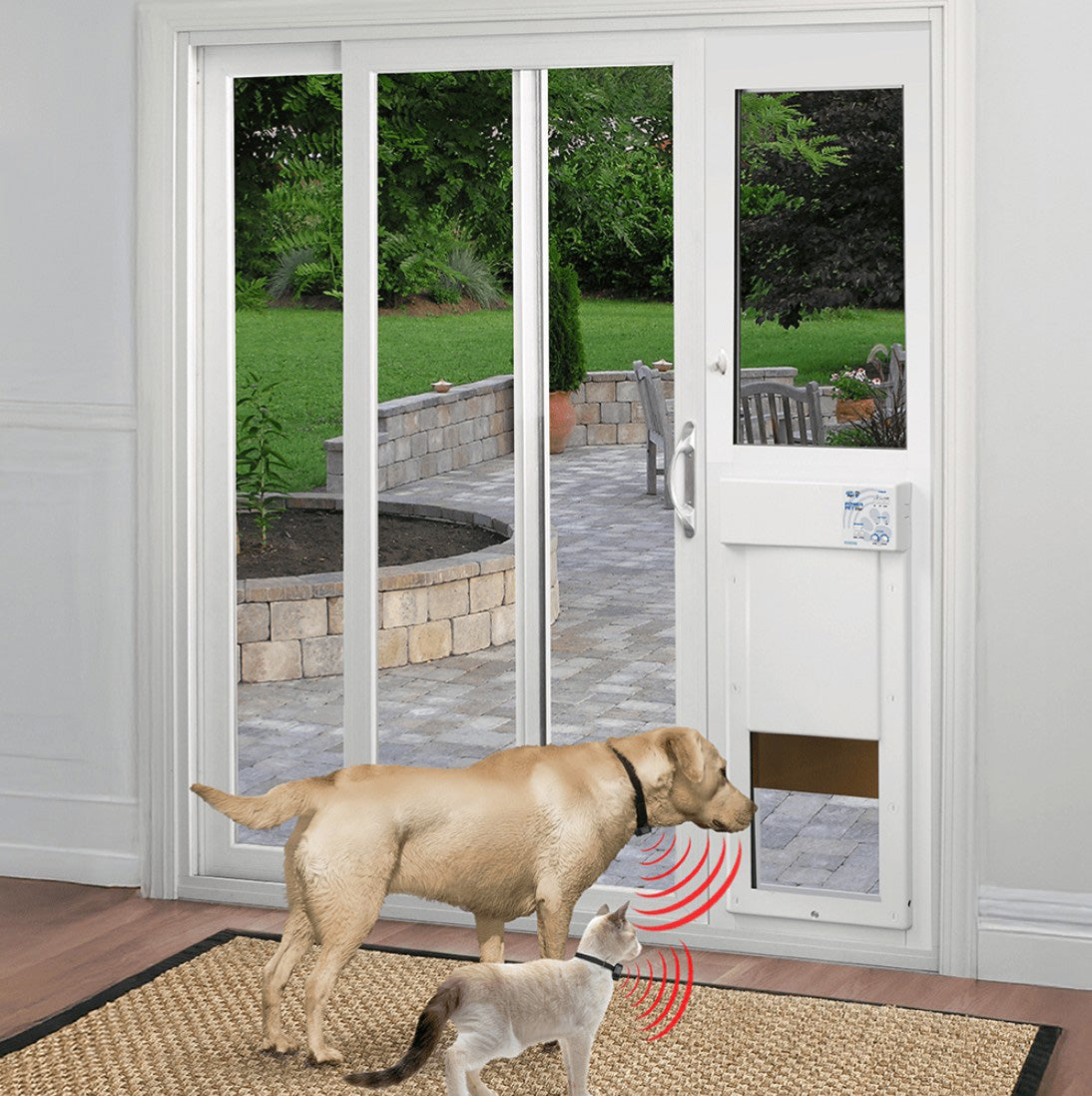 Power Pet Large Patio Pet Door Regular Height