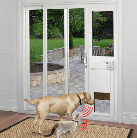 Large Power Pet Patio Door, Tall