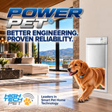 Power Pet Smart Automatic Dog Door - Large, Wall Installation