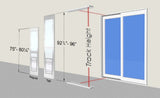 Armor Flex Patio Pet Door, Large, Regular Height