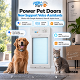 Power Pet Roll Up Smart Automatic Dog Door - XL, Door Installation
