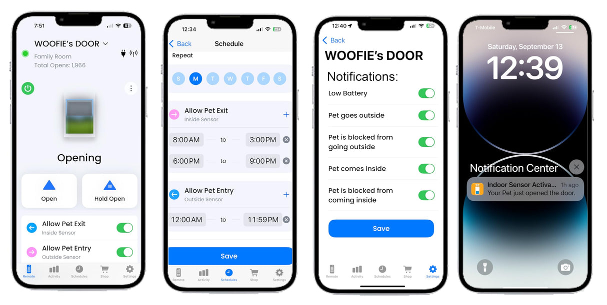 Large Wifi Controlled Power Pet Door