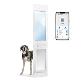 POWER PET ROLL UP Automatic WiFi Patio Pet Door, Extra Large, Regular Height