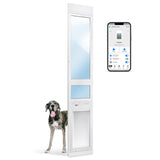 POWER PET ROLL UP Automatic WiFi Patio pet door, Extra Large, Tall