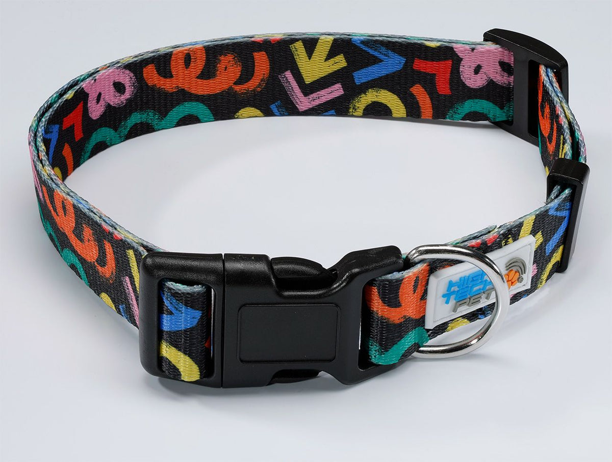 MAC PATTERN DELUXE COLLAR - Large – High Tech Pet