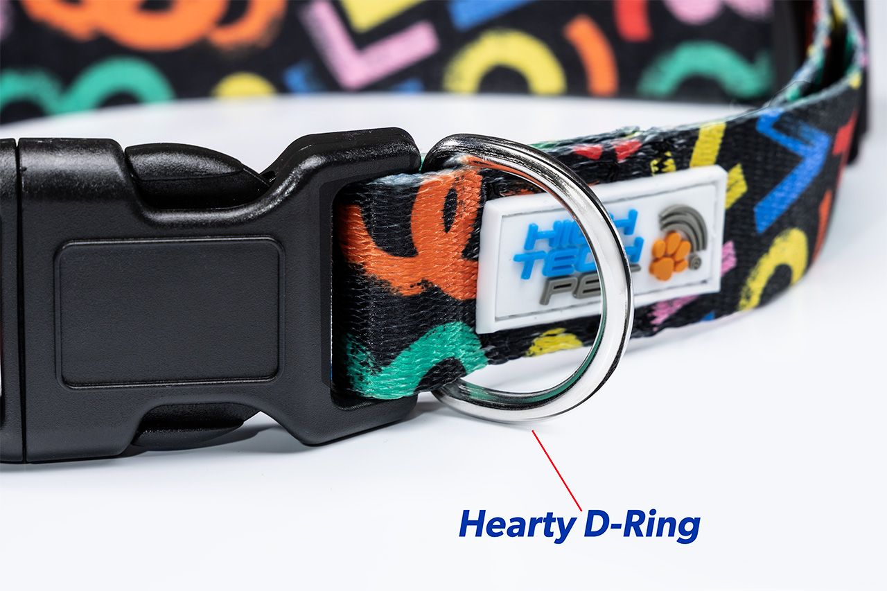 MAC PATTERN DELUXE COLLAR - Large – High Tech Pet