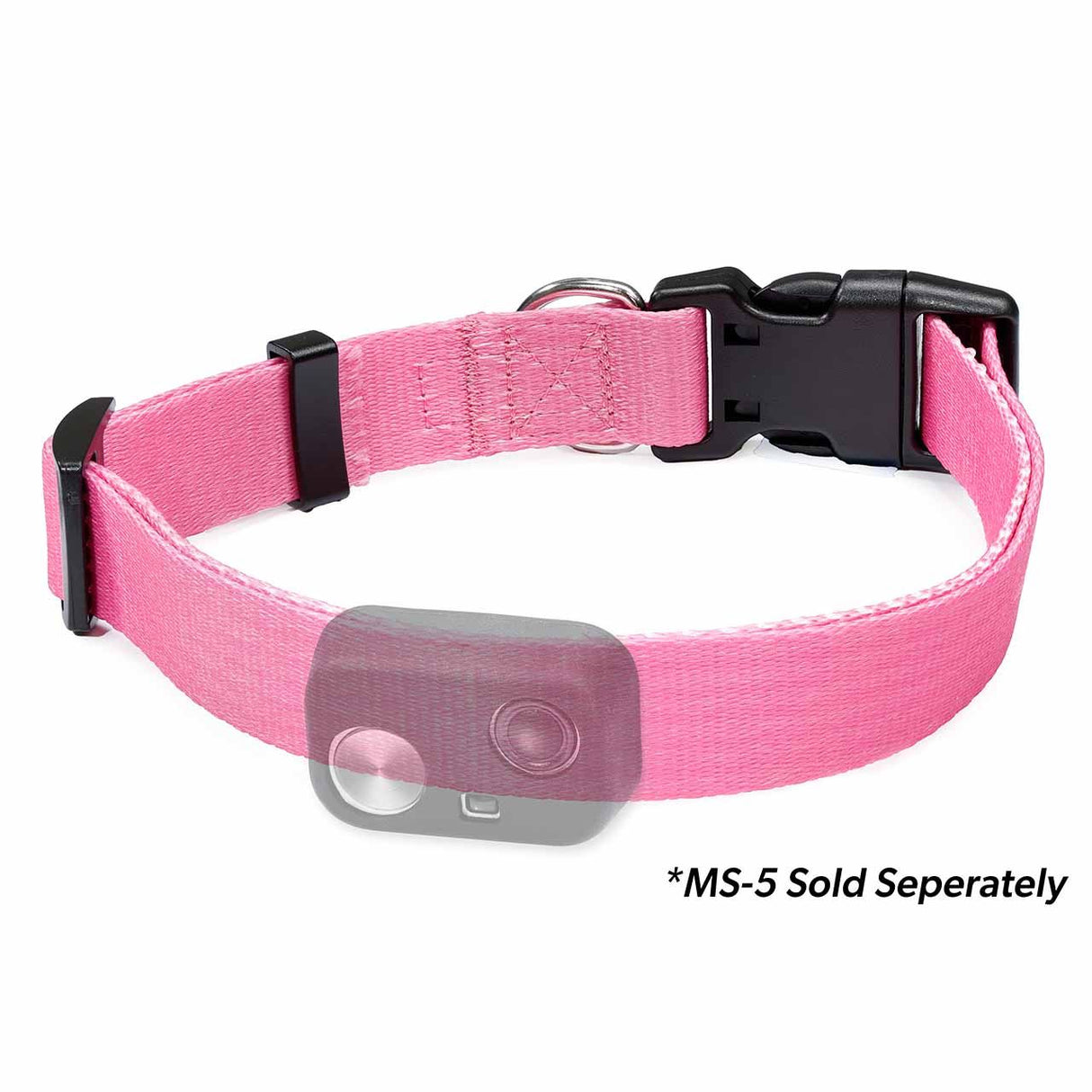 MS-5 UPGRADE KIT: 'SOLID PINK' DELUXE COLLAR + MS-5 Boot - Extra Large