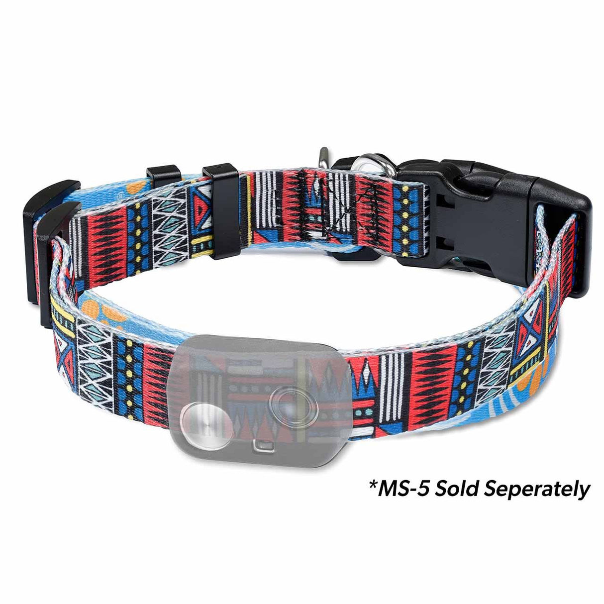 MS-5 UPGRADE KIT: 'TRIBAL' PATTERN DELUXE COLLAR + MS-5 Boot - Large