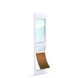DURAFLEX PATIO PET DOOR LARGE, REGULAR HEIGHT
