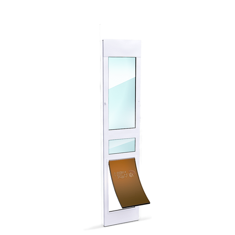 DURAFLEX PATIO PET DOOR LARGE, REGULAR HEIGHT