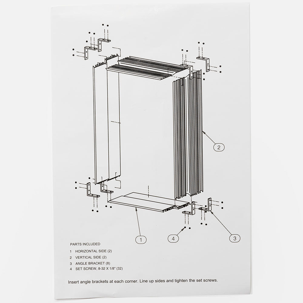 Power Pet Aluminum Wall Tunnel Size: Large (for Model PX-2 and PX